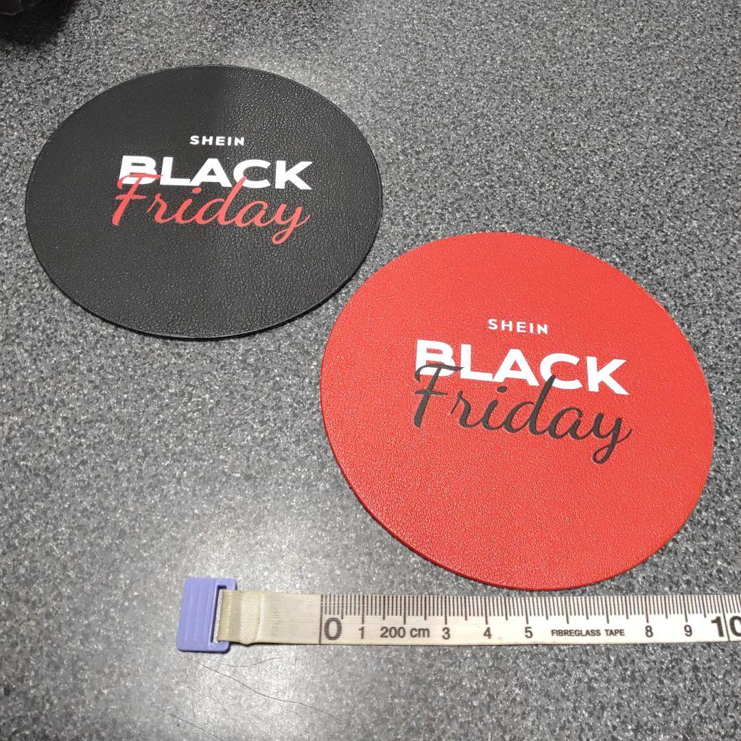 SHEIN　ブラックフライデー　コースター　2枚