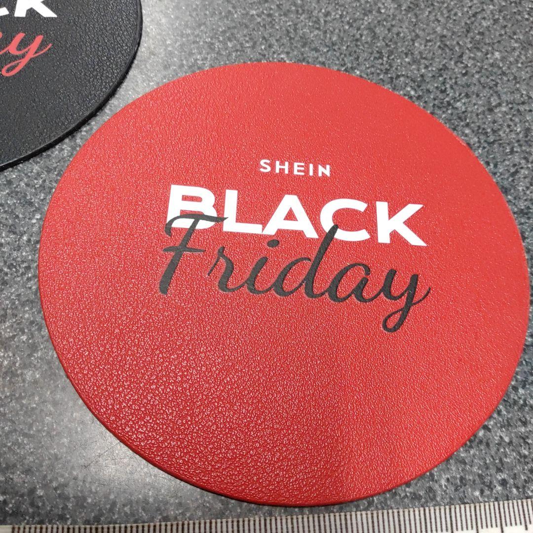 SHEIN　ブラックフライデー　コースター　2枚