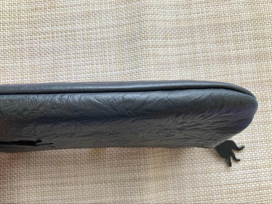 aoneco がま口　長財布　小銭入れ&カードケース付き