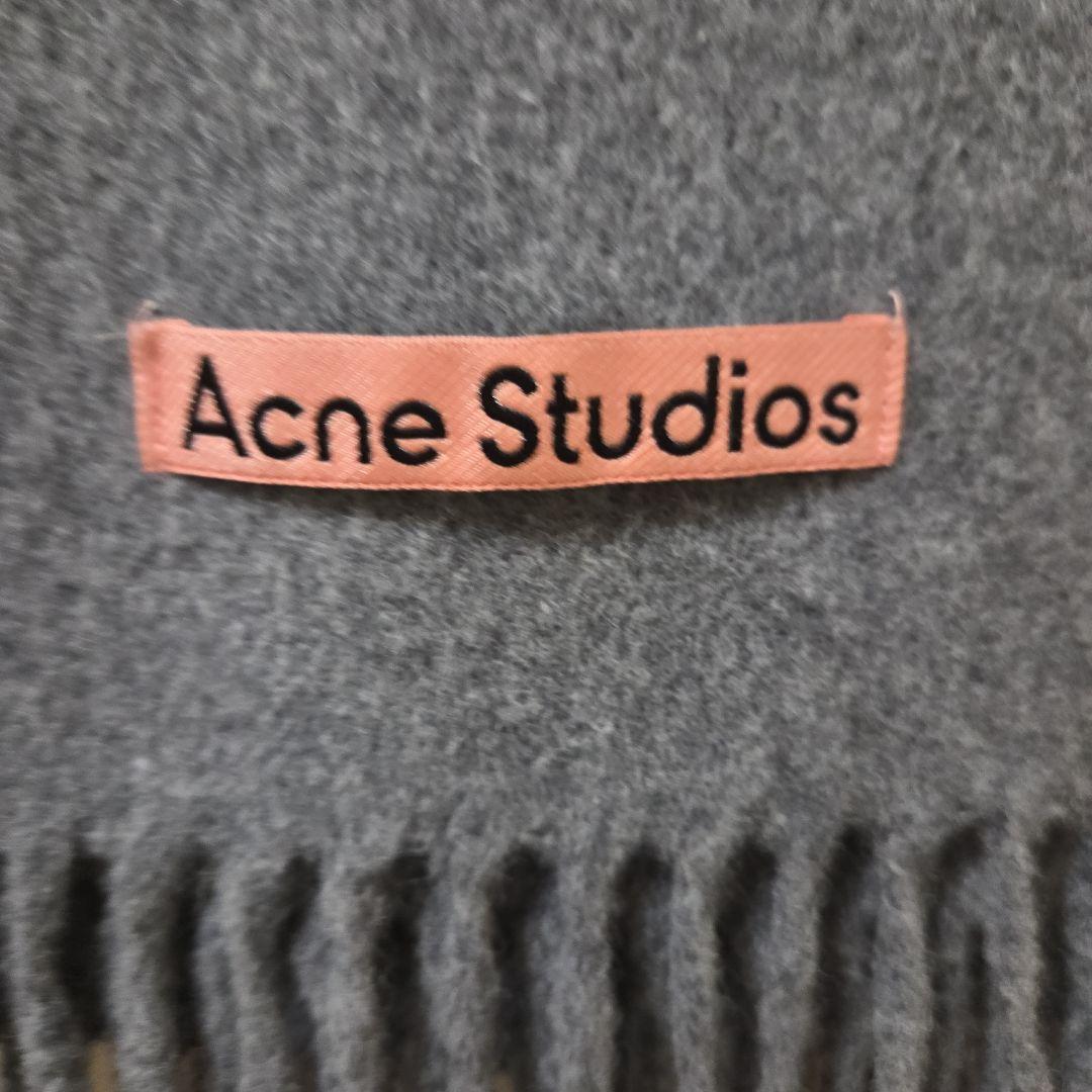 Acne Studios 美品グレー マフラー 　タグ&ショッパー付き