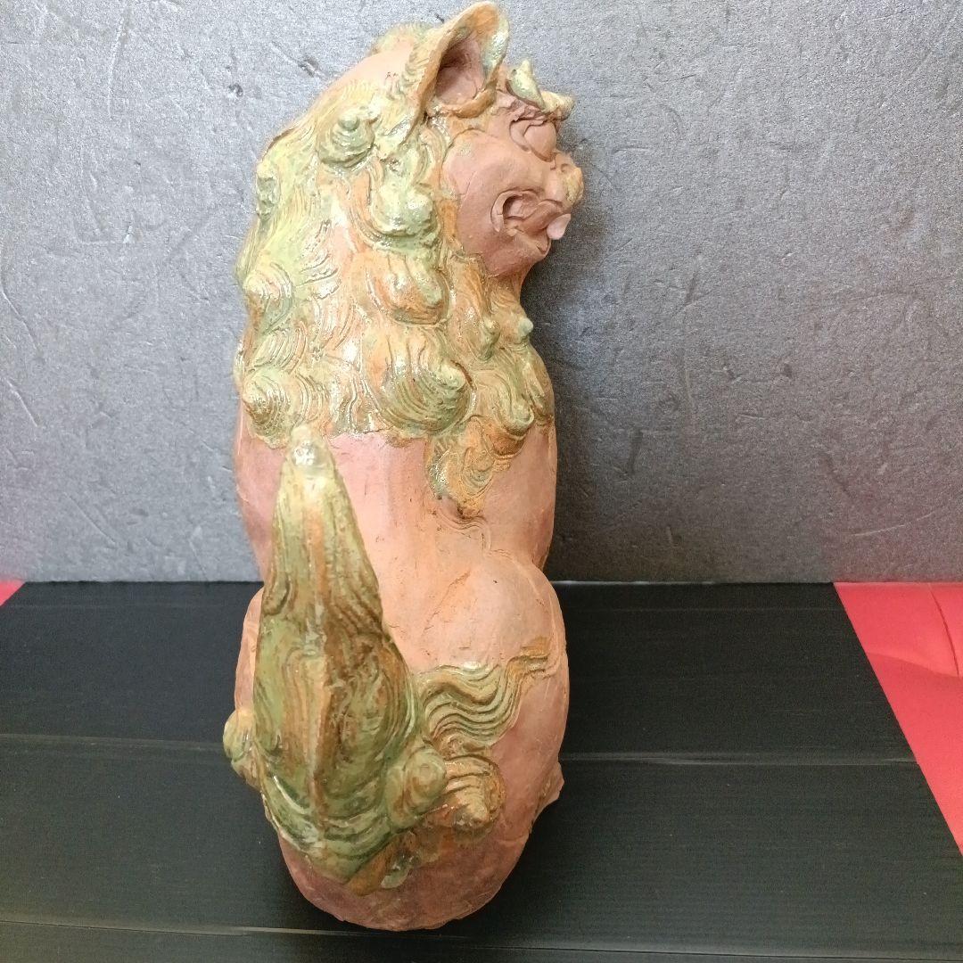 マスカット　シーサー　壺屋焼