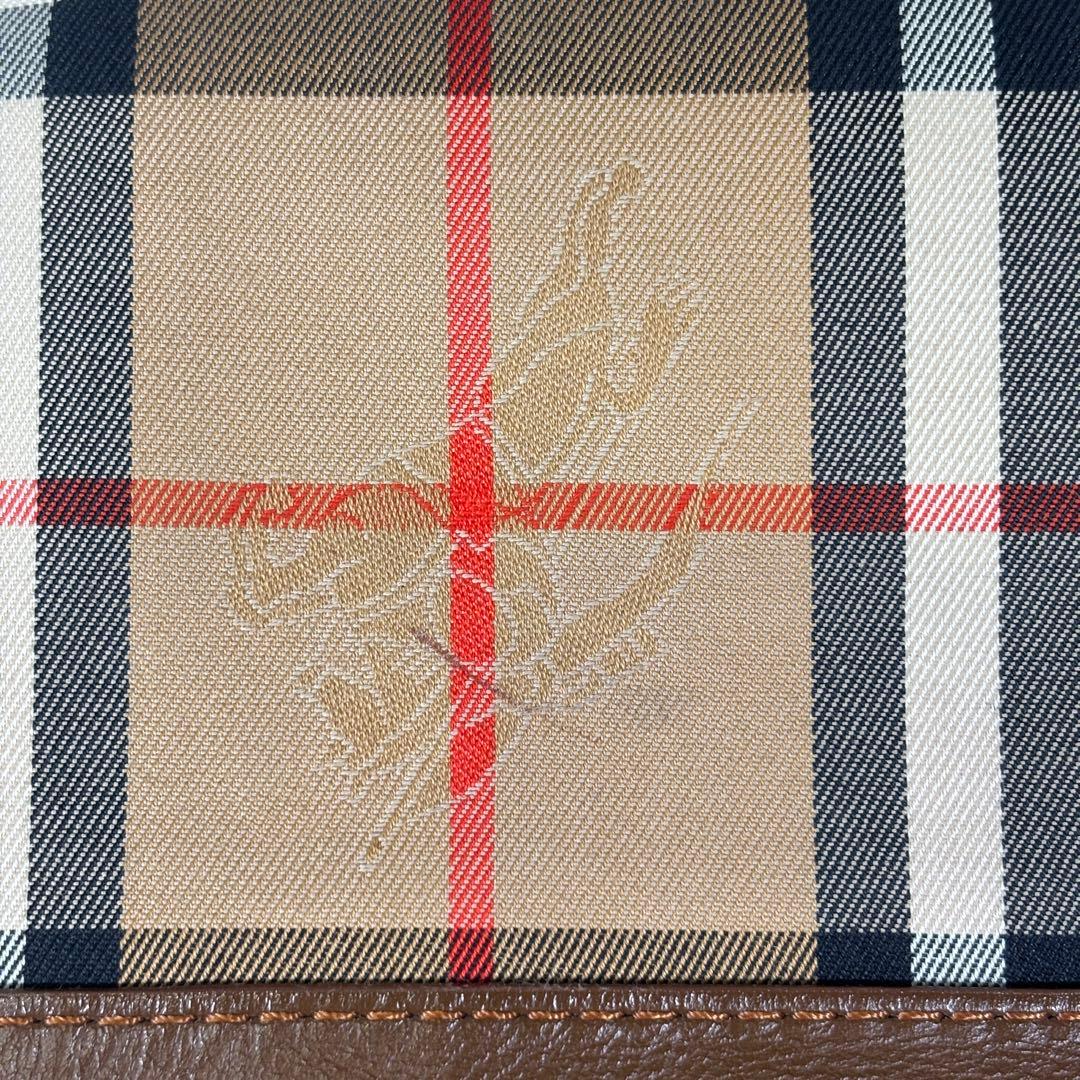 バーバリー ショルダーバッグ トートバッグ 肩掛け 巾着 ノバチェック ベージュ