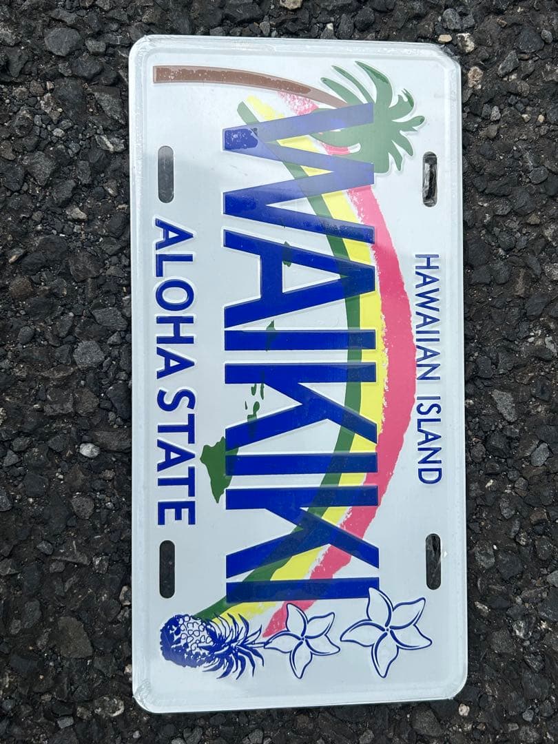 ワイキキ Aloha State プレート