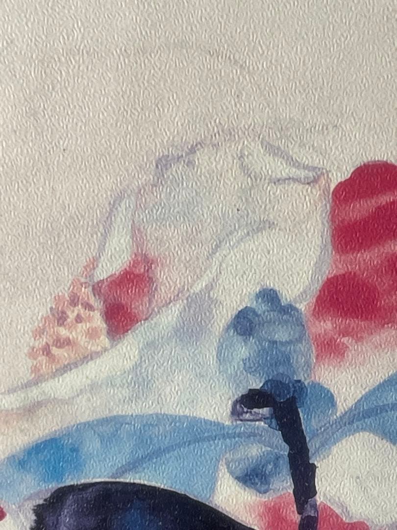 【文化勲章受章者】堅山南風『肥後椿』複製画