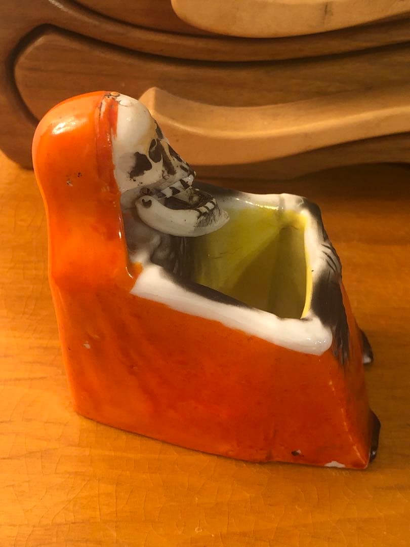 ビンテージ50s Japan スカル　髑髏　骸骨　死神　ミッドセンチュリー