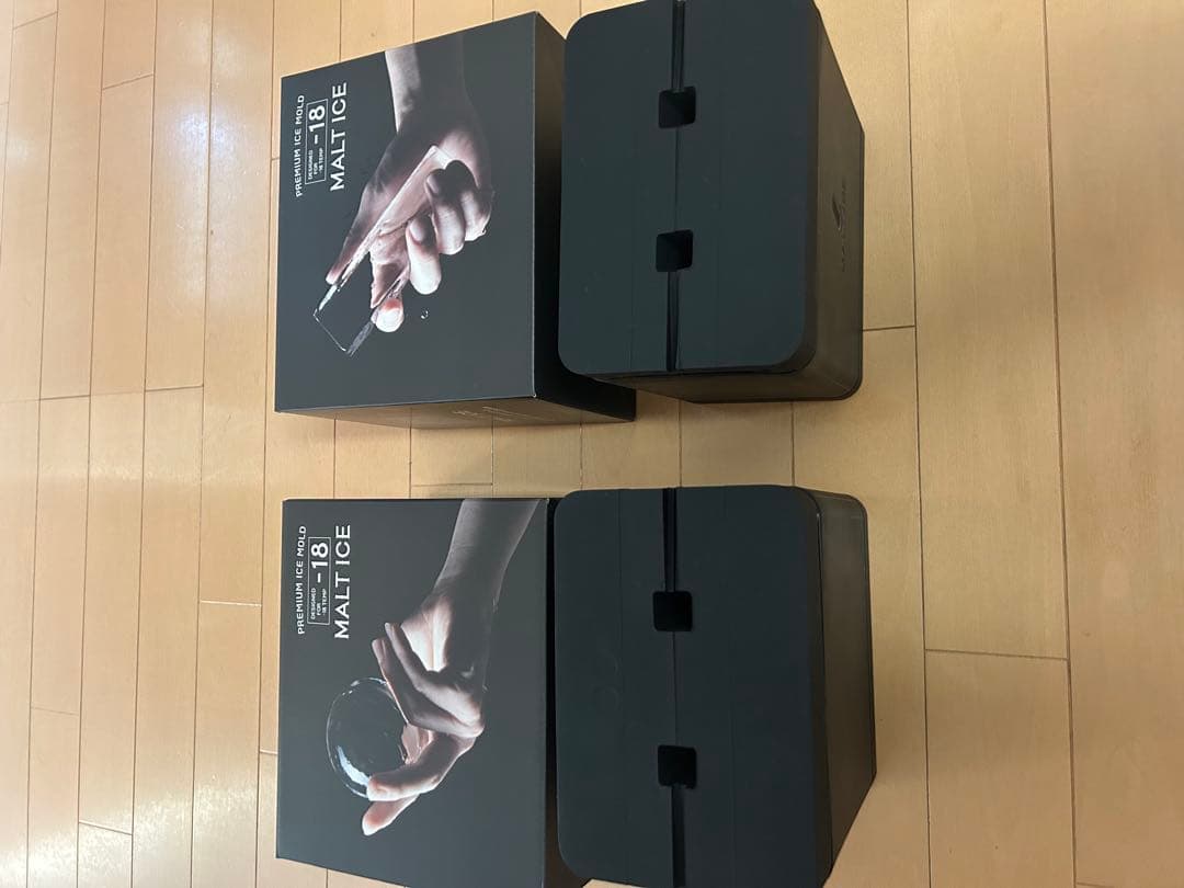 【中古品】MALT ICE（モルトアイス）丸氷・角柱氷製氷機 2個セット