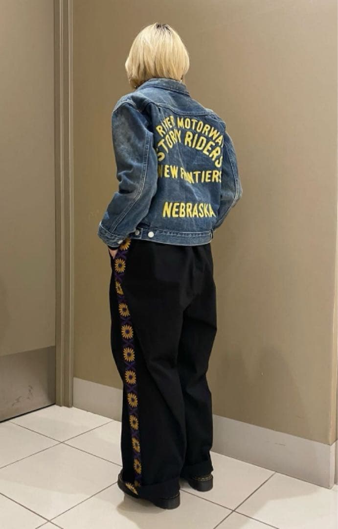 ゴートゥーハリウッド　コンパクトチノタックイージーパンツ02