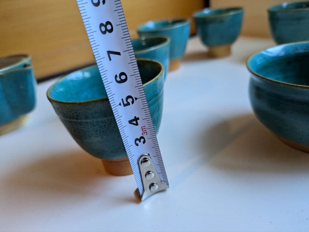 トルコブルー　やちむん　茶器セット　煎茶