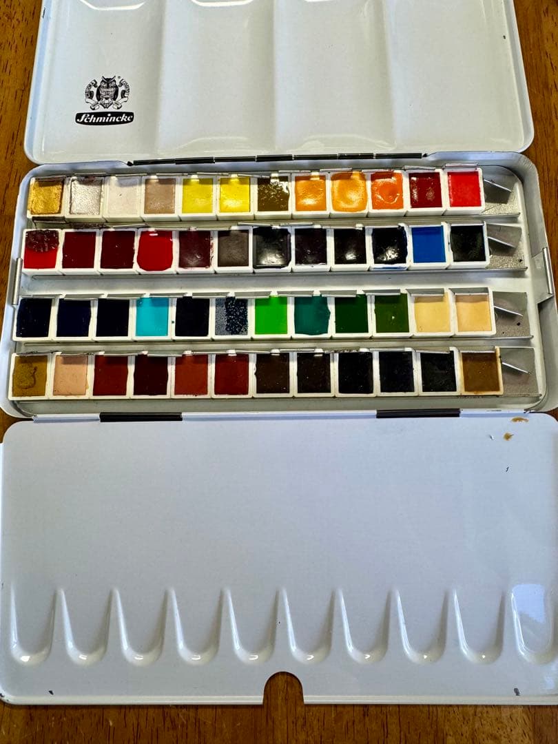 シュミンケ ホラダム 固形水彩絵具 ハーフパン　48色セット