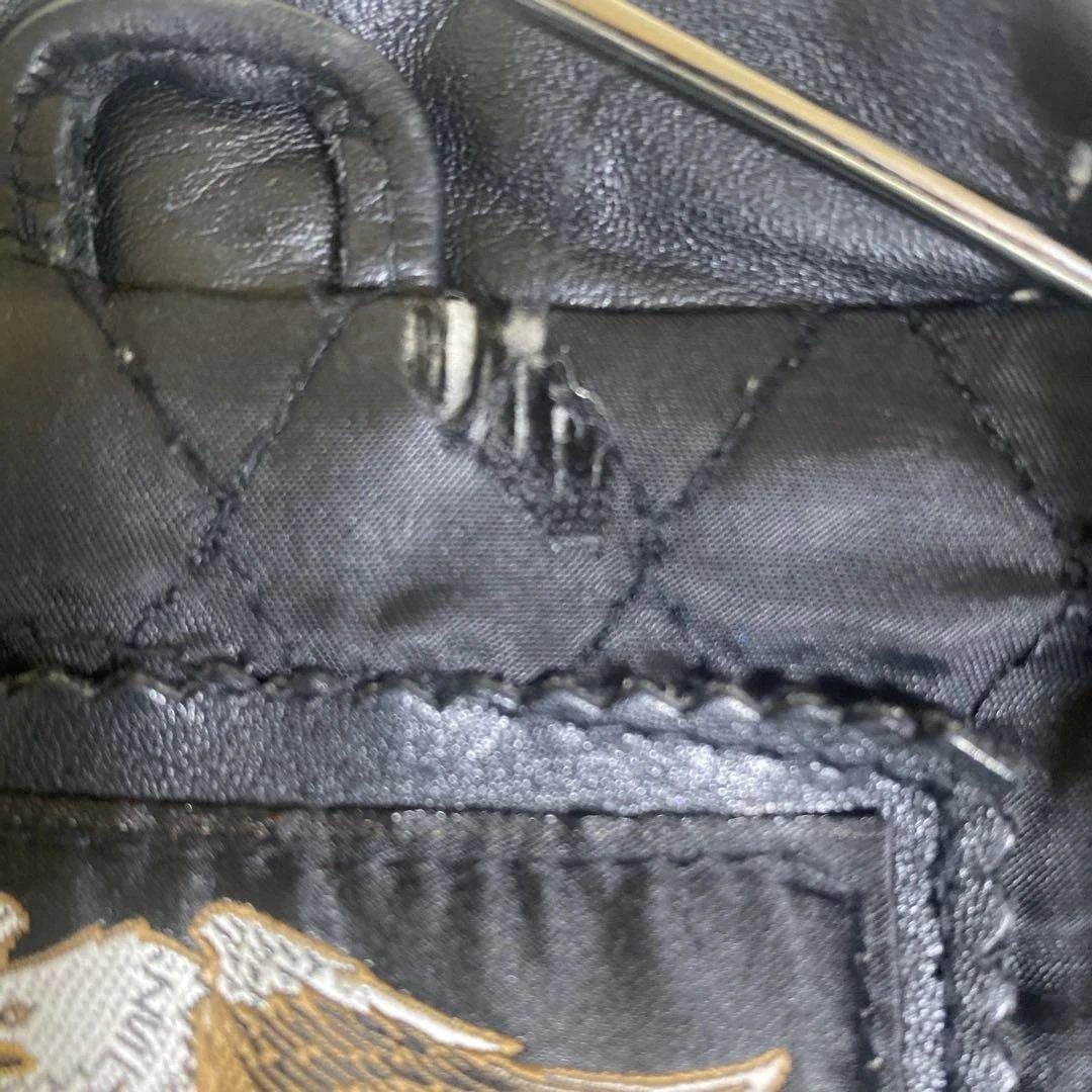 美品　ハーレーダビッドソン　シングル ライダージャケット　レザージャケット 黒