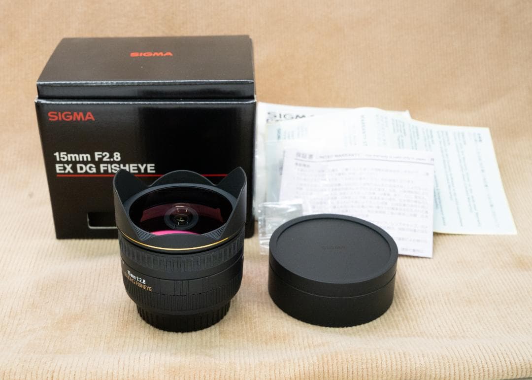 レンズ(単焦点) Sigma 15mm F2.8 EX DG Fisheye for CANON