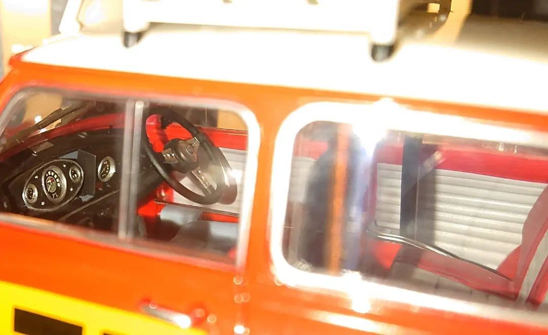 タミヤ モーリス ミニクーパー モンテカルロ ラリー プラモデル 完成品