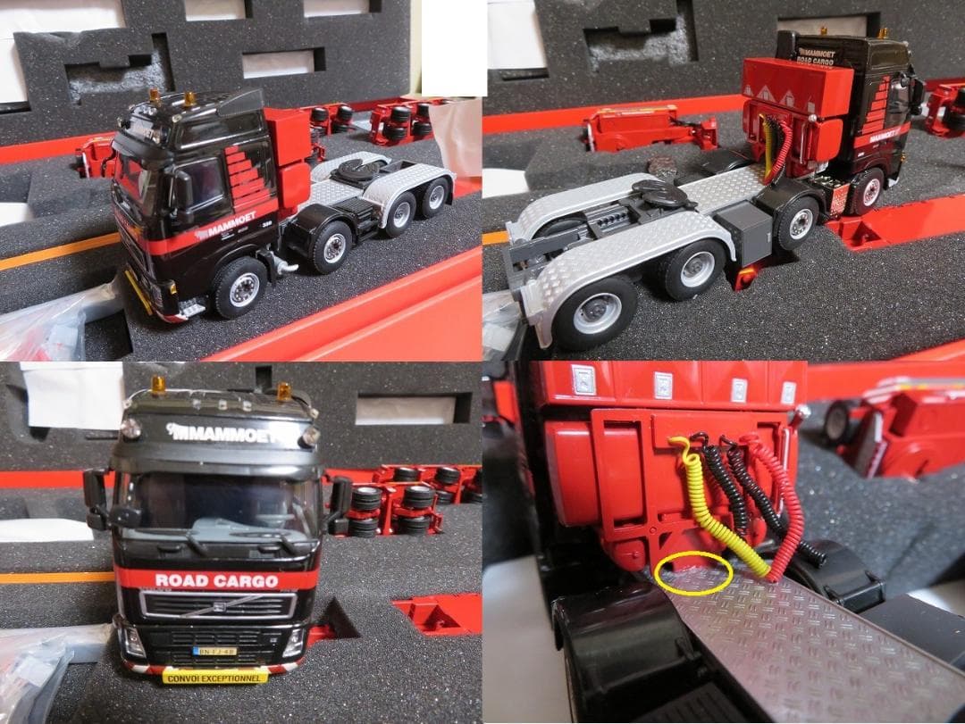 専用 WSI 1/50 ボルボ FH12 3ac/3ac/2ac Mammoet