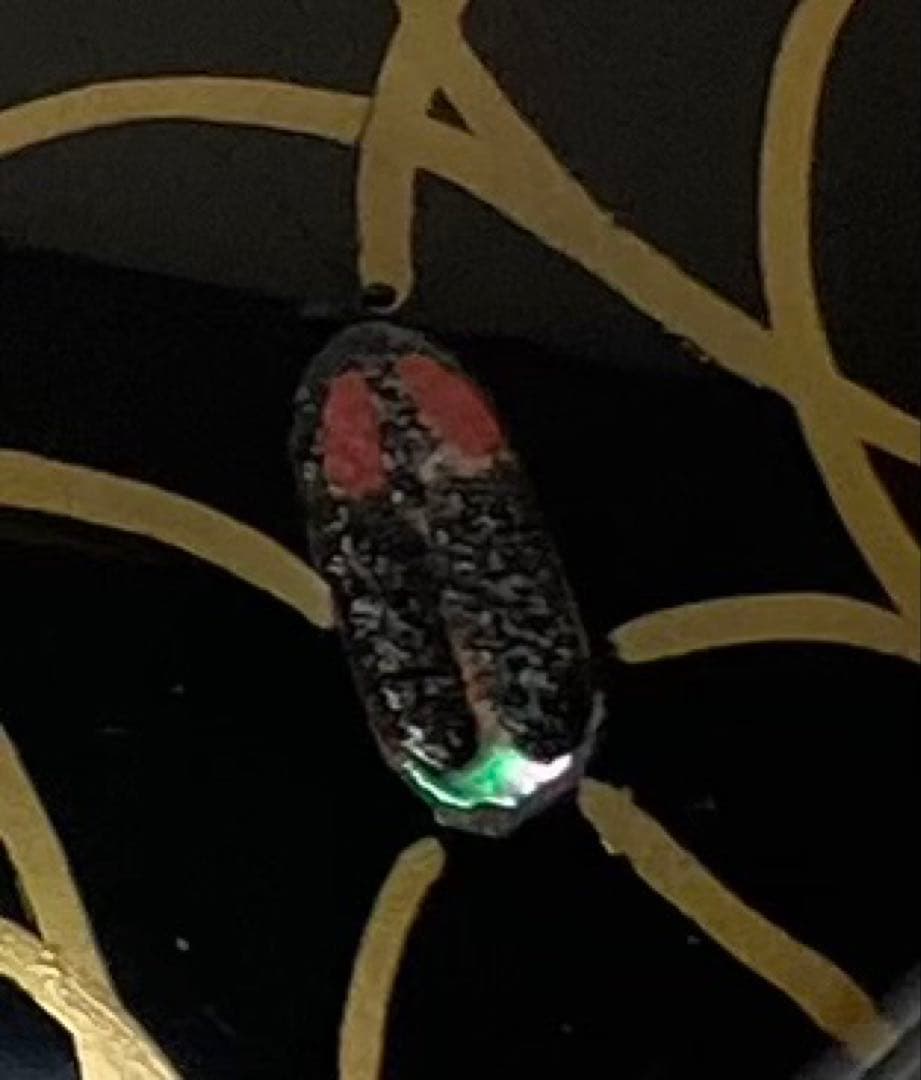 B432h 「蛍蒔絵 丸香合」井口海仙箱書　在判　木製黒漆塗　香道具　茶道具