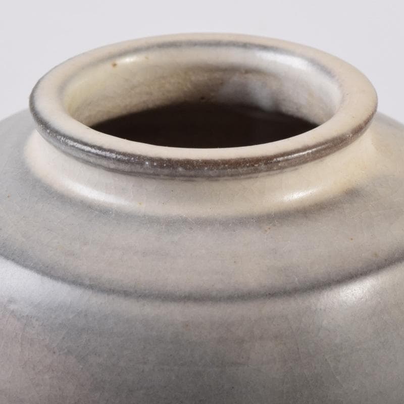 ココ　萩焼　大谷桂仙作　茶入　仕覆付　紫野　小堀卓巌極め箱　V　7381