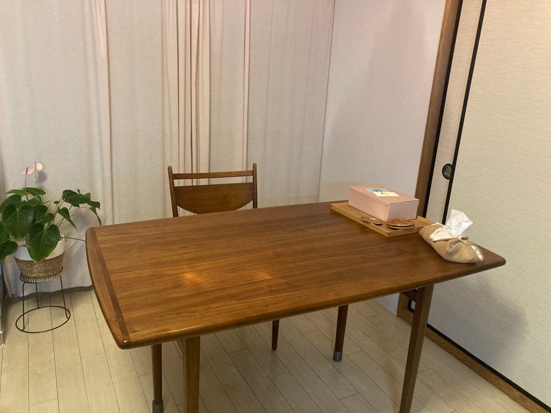 unico ノルド NORD ダイニングテーブル 北欧 ウォールナット材