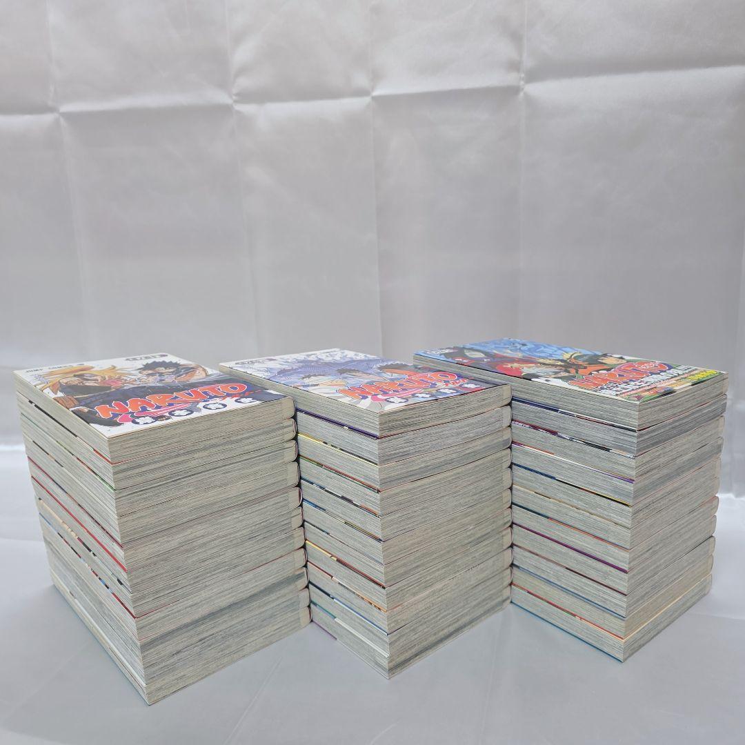 NARUTO 全72巻[完]+関連本2冊セット/全巻簡易クリーニング済み/N01