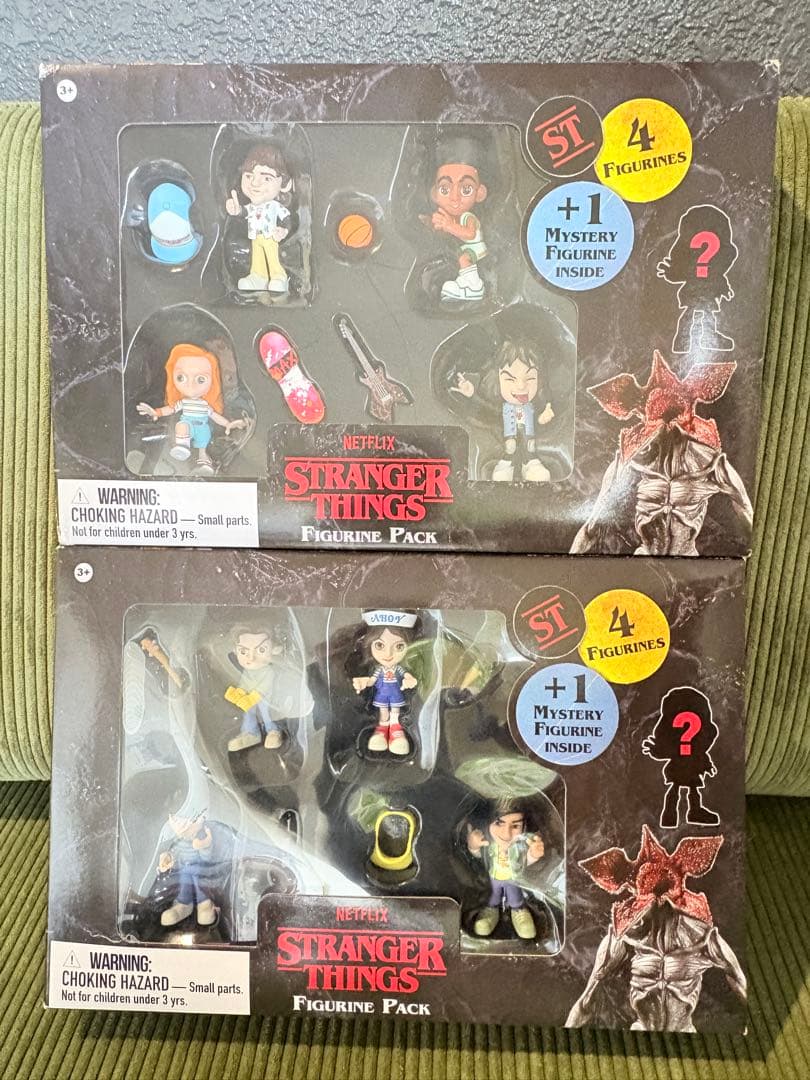 【新品】ストレンジャーシングス　フィギュアパックx2 計10体セット
