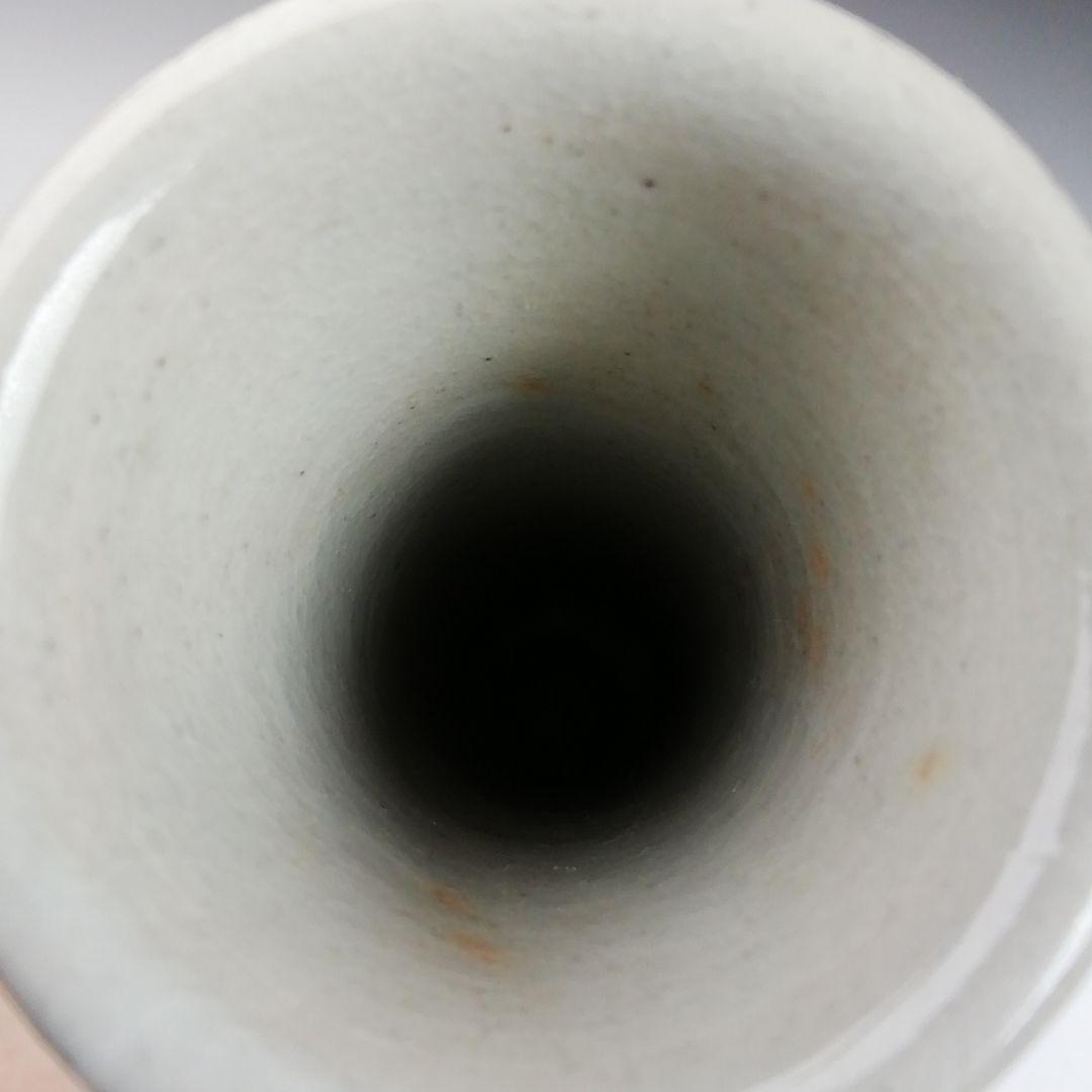 Ｔ７８７　花入　『独楽花入』『永楽善五郎 造』　共箱　茶道具　花器