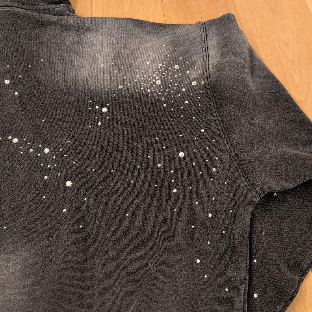 VALE FOREVER CLASSICO ZIP UP ストーン刺繍 XL 黒