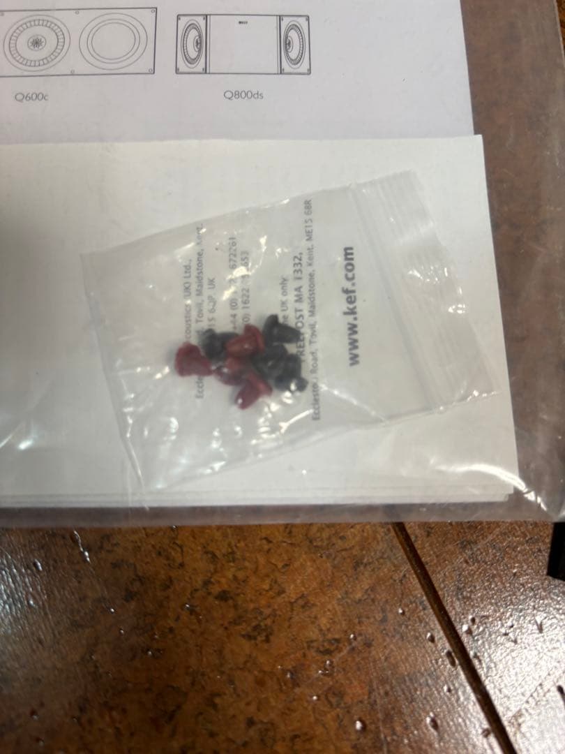 KEFケーイーエフQ700スピーカーペア　ブラックオーク