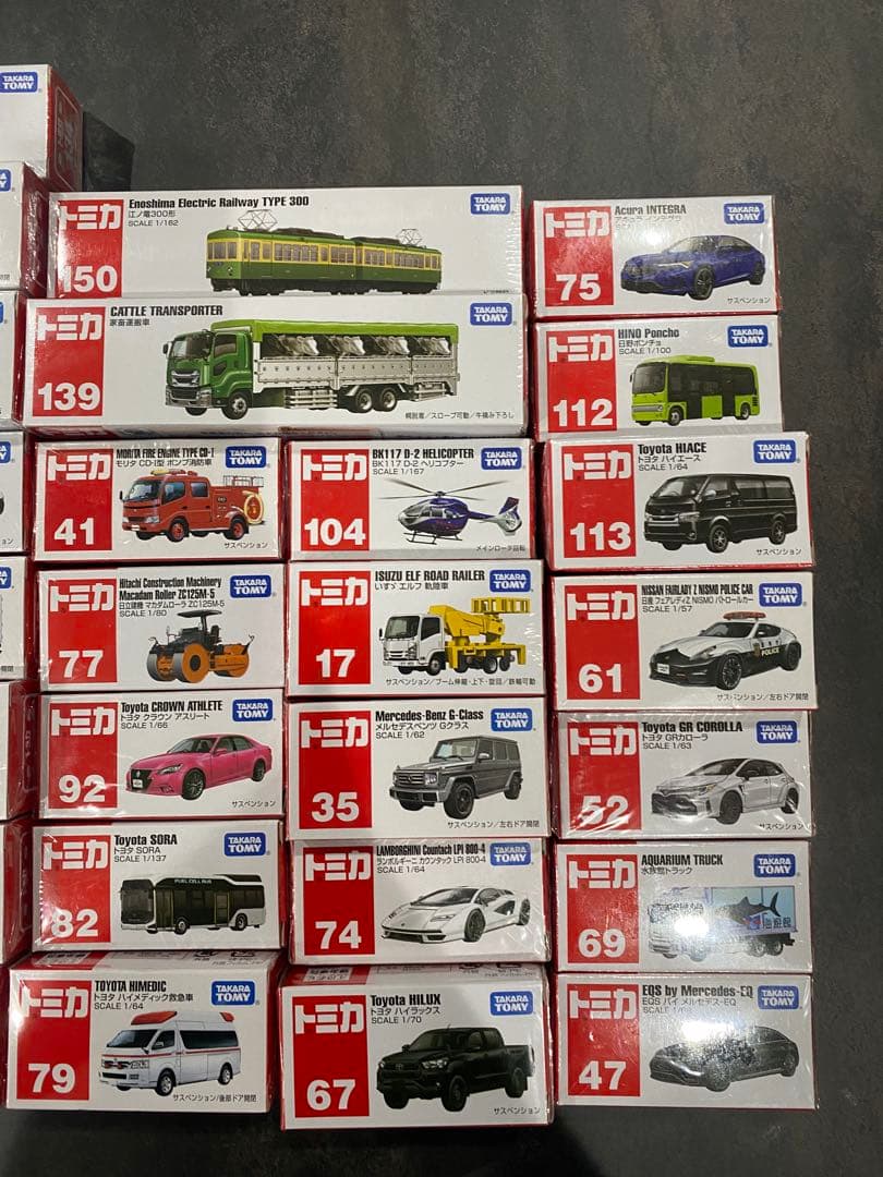 新品未開封　トミカ ミニカー コレクション まとめ売り　ロングトミカ　27➕5台