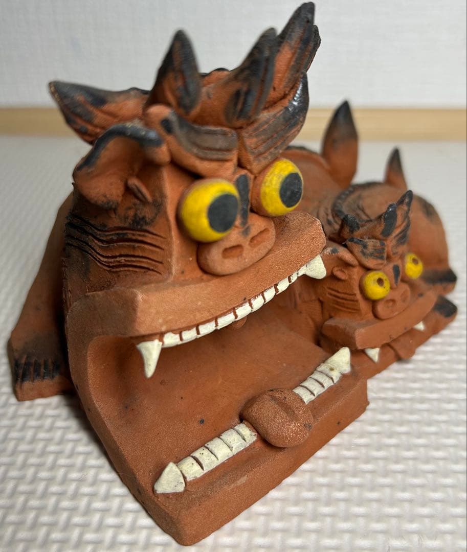 中川伊作 シーサー 南蛮焼 知花 知花窯 琉球 やちむん 沖縄