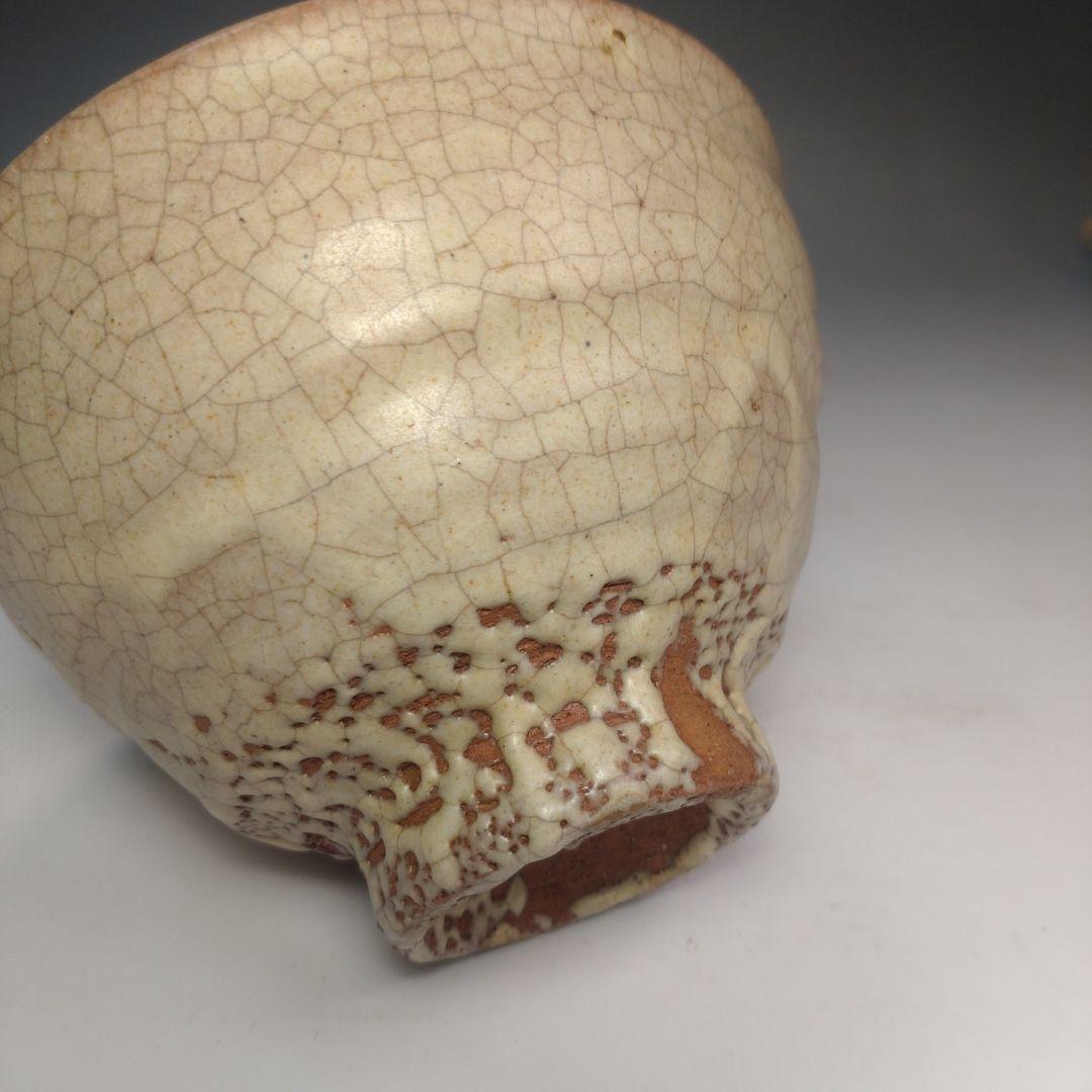 イ137 茶碗『松古窯　佐久間勝山』『井戸写茶碗　共箱』抹茶碗　茶道具