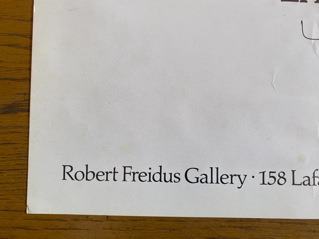 ラリー・クラーク「TULSA」ポスター　1979年　直筆サイン入