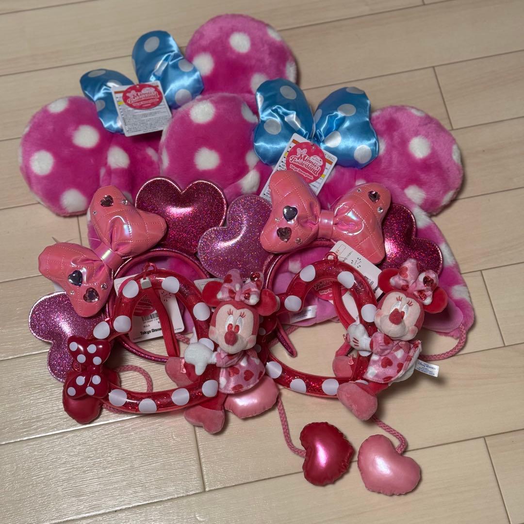 ミニー パルパルーザ カチューシャ ファンキャップ ハートフルリング ぬいぐるみ