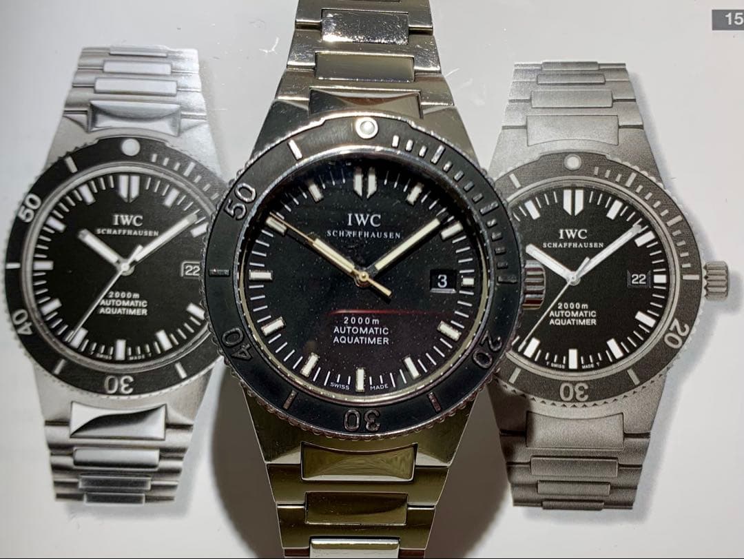 IWC GSTアクアタイマーRef.353602 ステンレス 付属品豊富 魚竜頭