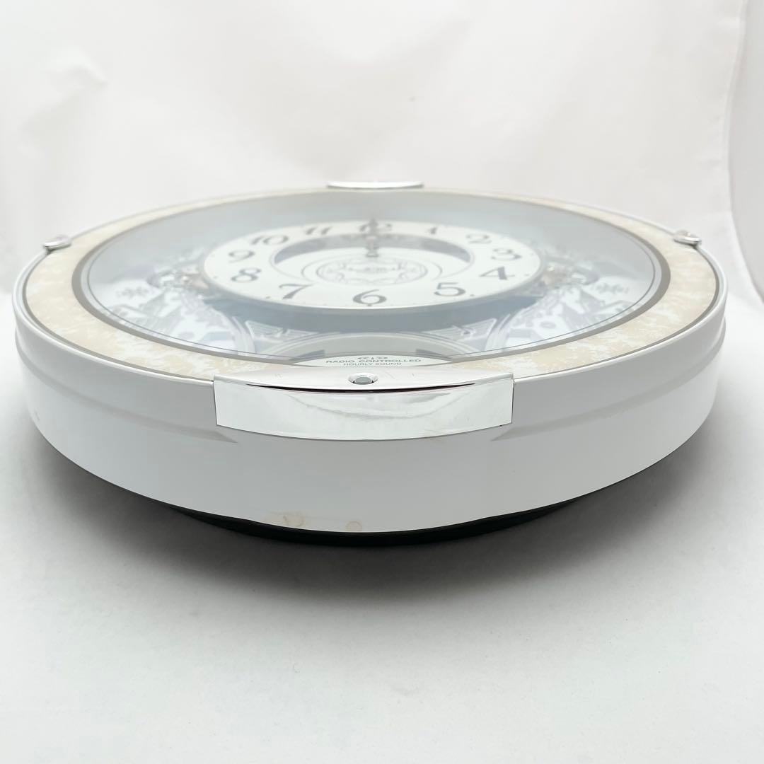 電波からくり時計 スモールワールド 8MN407RH リズム 動作確認済 美品