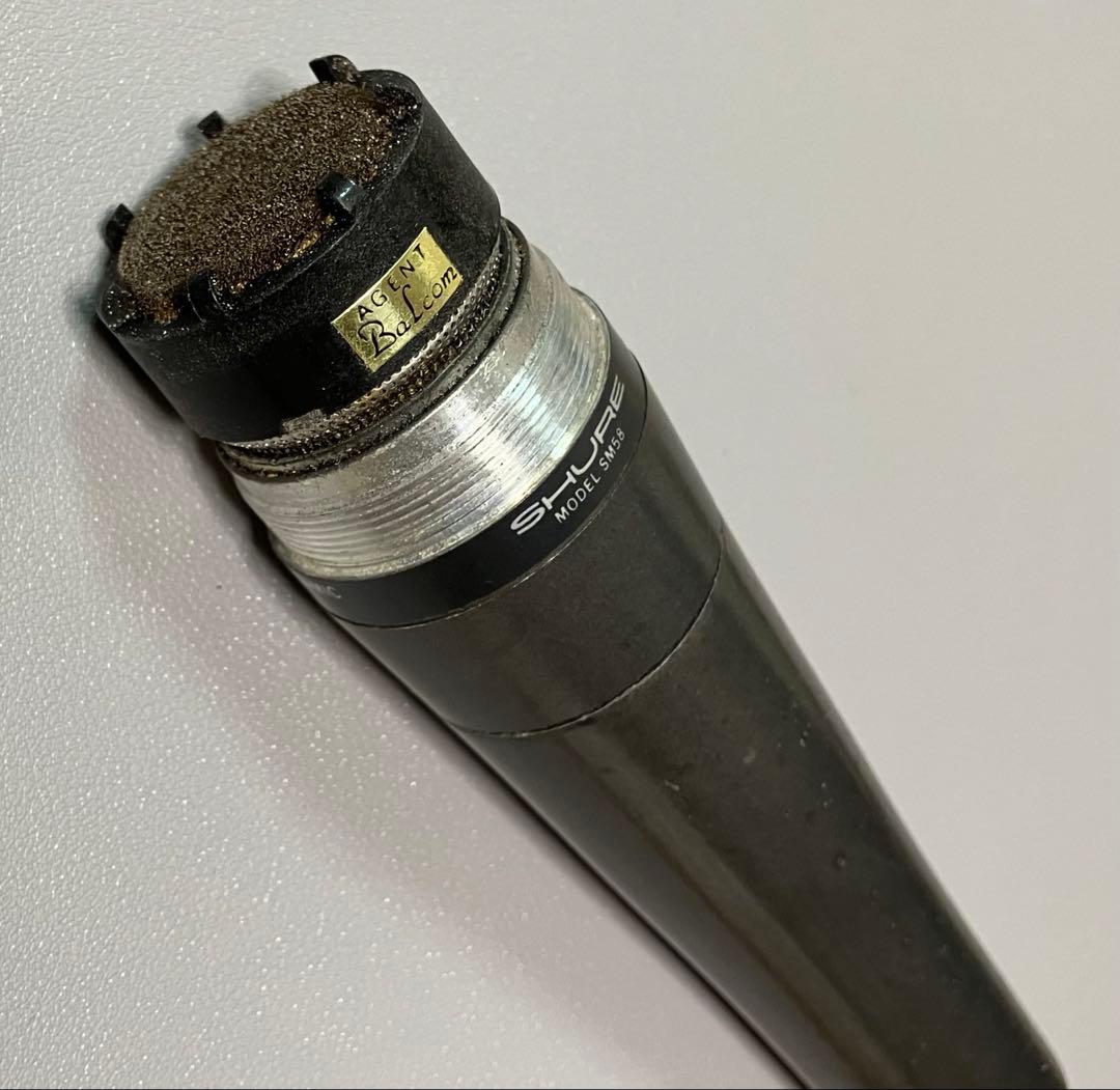 Shure SM58 U.S.A ポルシェロゴ　本体のみ　ビンテージ マイク