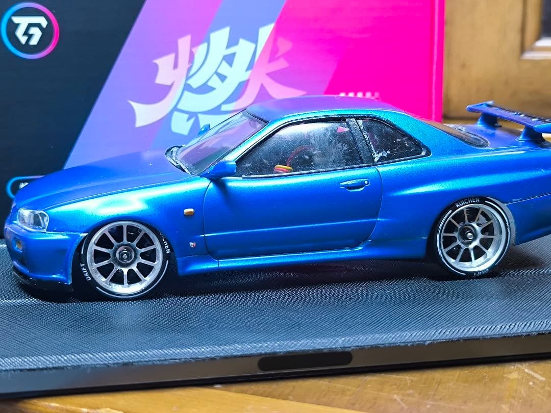 蚊車 シャージ DRIFT 1:24 メタル nissan 34