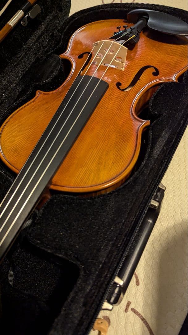 ニコロサンティ NSN60S バイオリン　4/4 美品　弓、ケース、松脂、肩当付