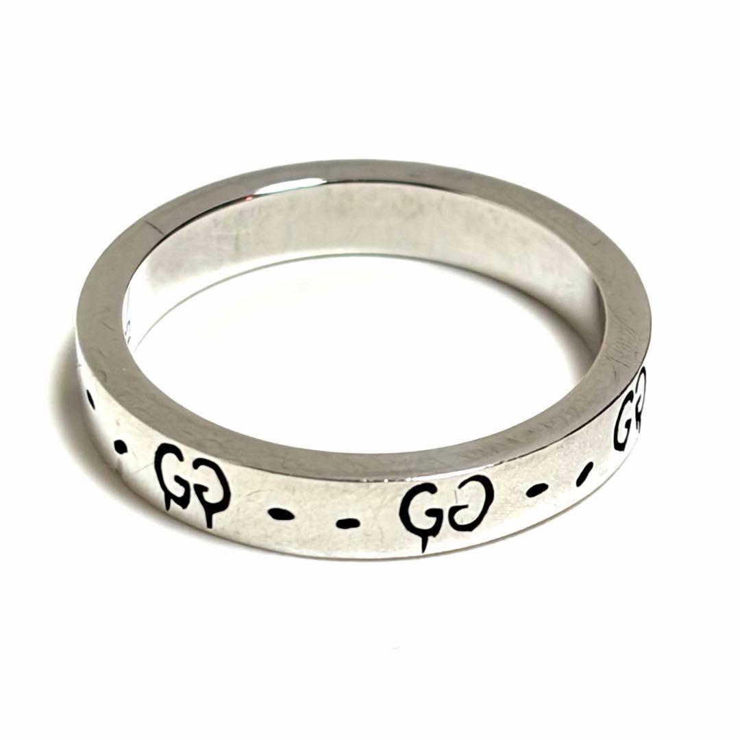 GUCCI リング ゴースト GGロゴ スカル シルバー925 アクセサリー