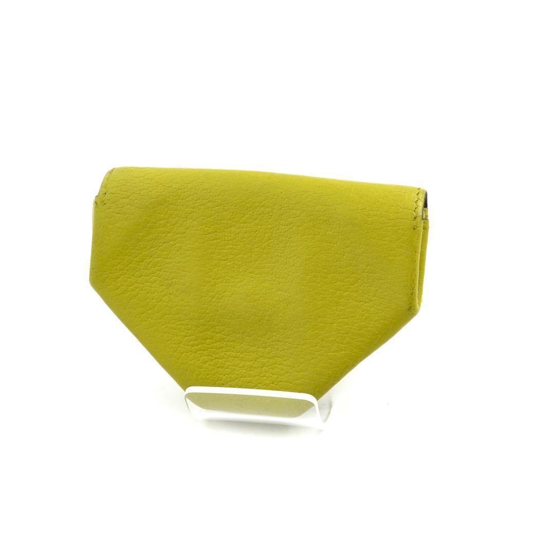 ✨未使用展示品✨　HERMES ケース　小銭入れ　ル・ヴァンキャトル　黄緑