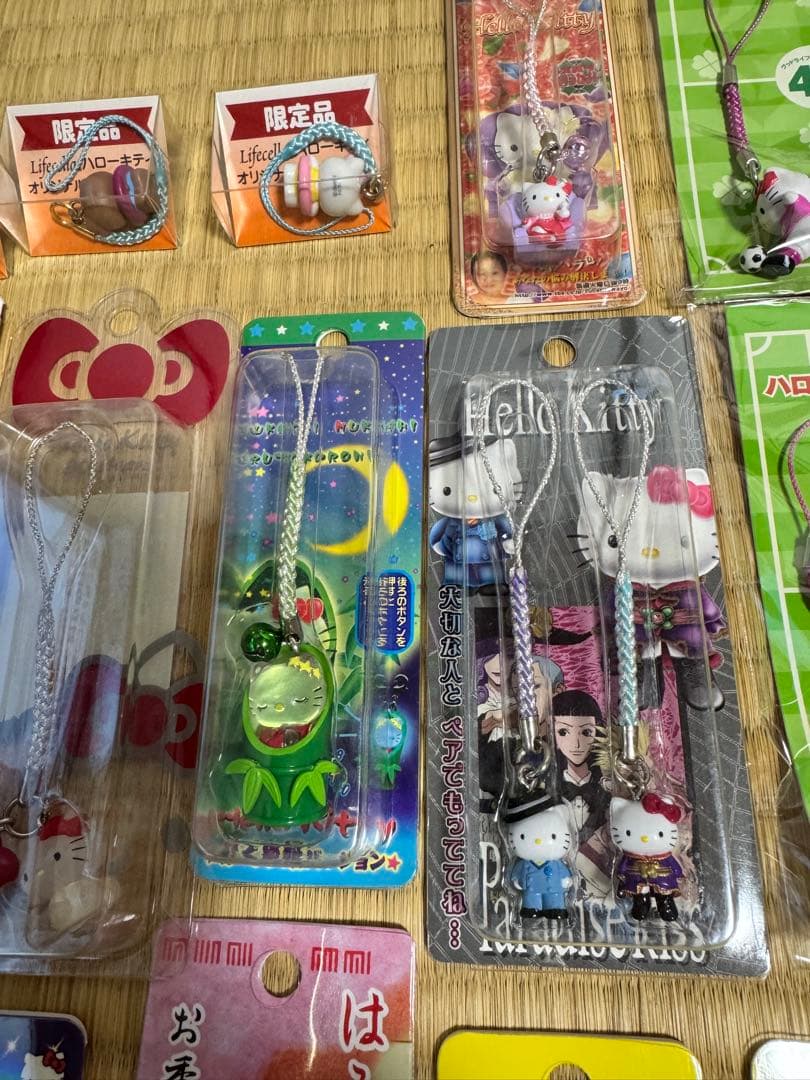 レア　キティ　根付け　ストラップ　まとめ売り　65点