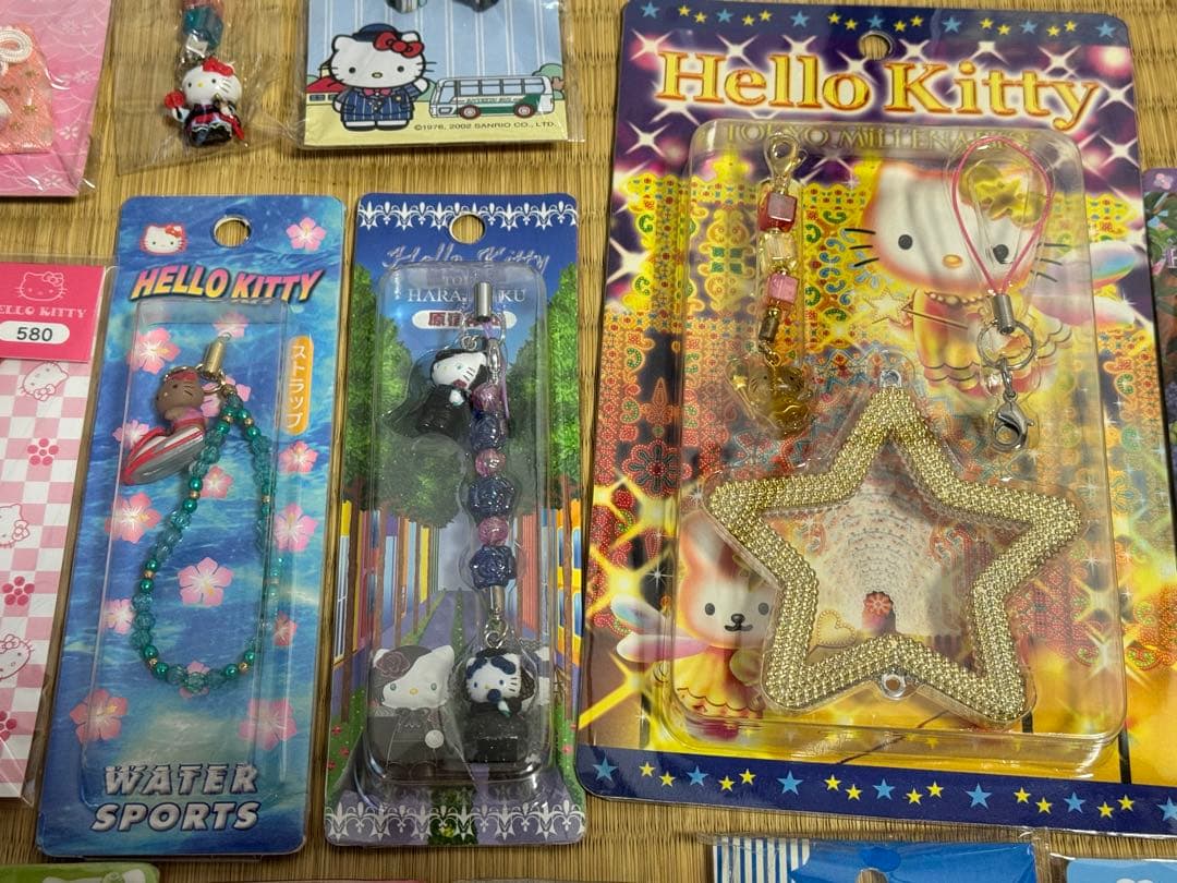 レア　キティ　根付け　ストラップ　まとめ売り　65点