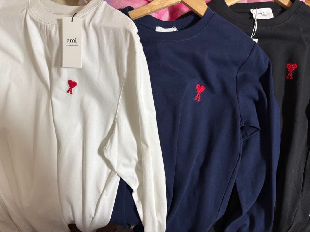 ami 長袖Tシャツ 3色セット