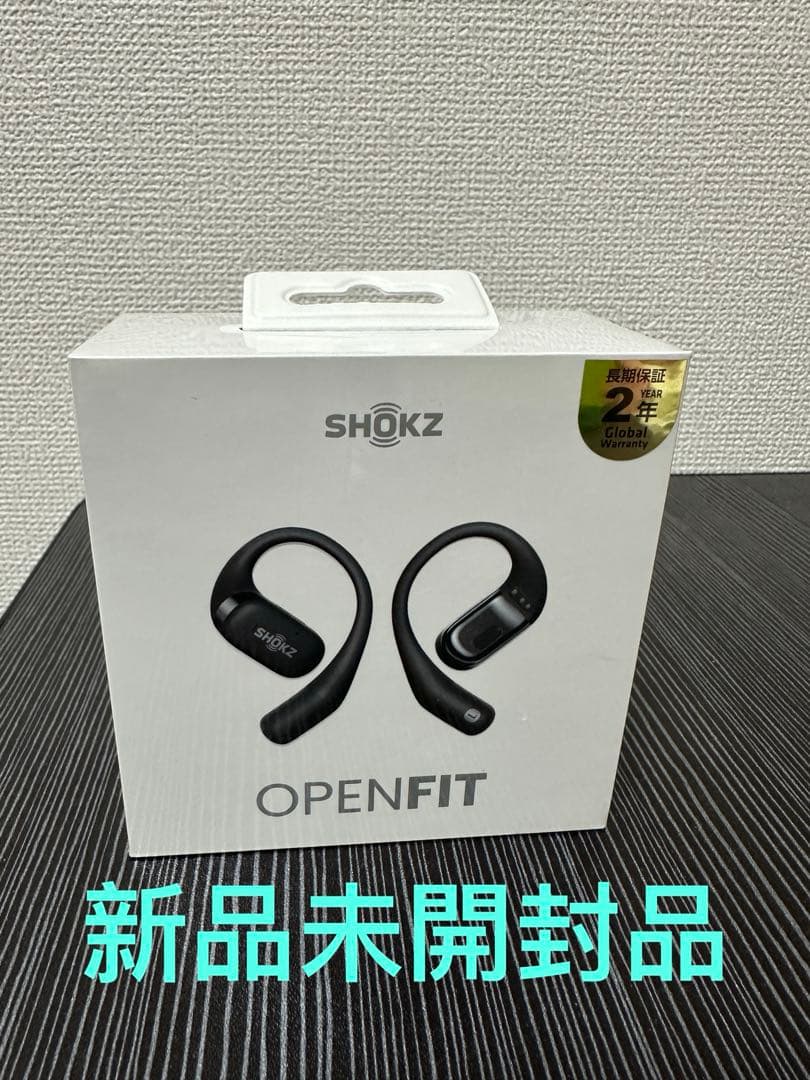 SHOKZ OPENFIT ブラック ワイヤレスイヤホン