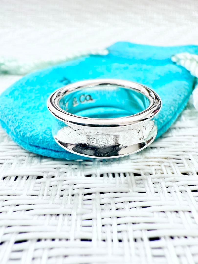 ティファニー　ナローリング　指輪　10号　研磨済み　1837 TIFFANY