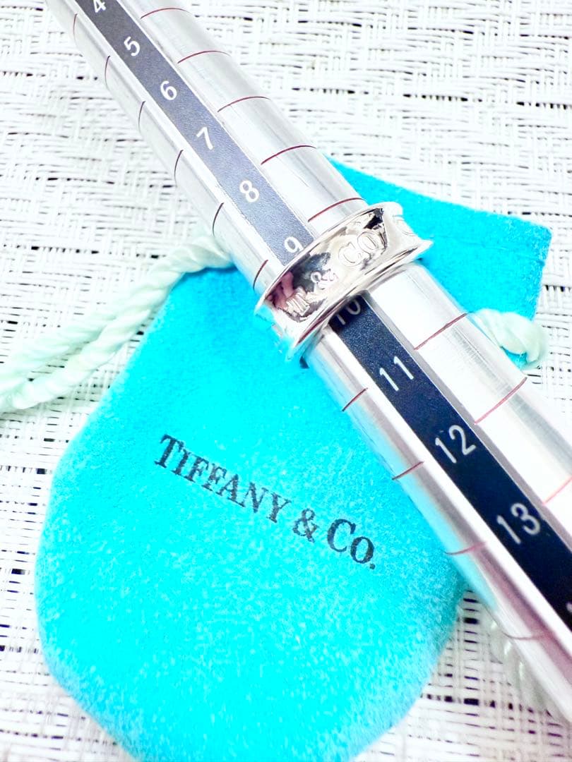 ティファニー　ナローリング　指輪　10号　研磨済み　1837 TIFFANY