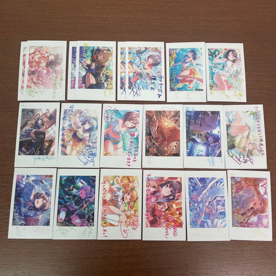 ❶アイプラ メッセージ付きインスタント写真風カード ミニフォトカード 約50枚