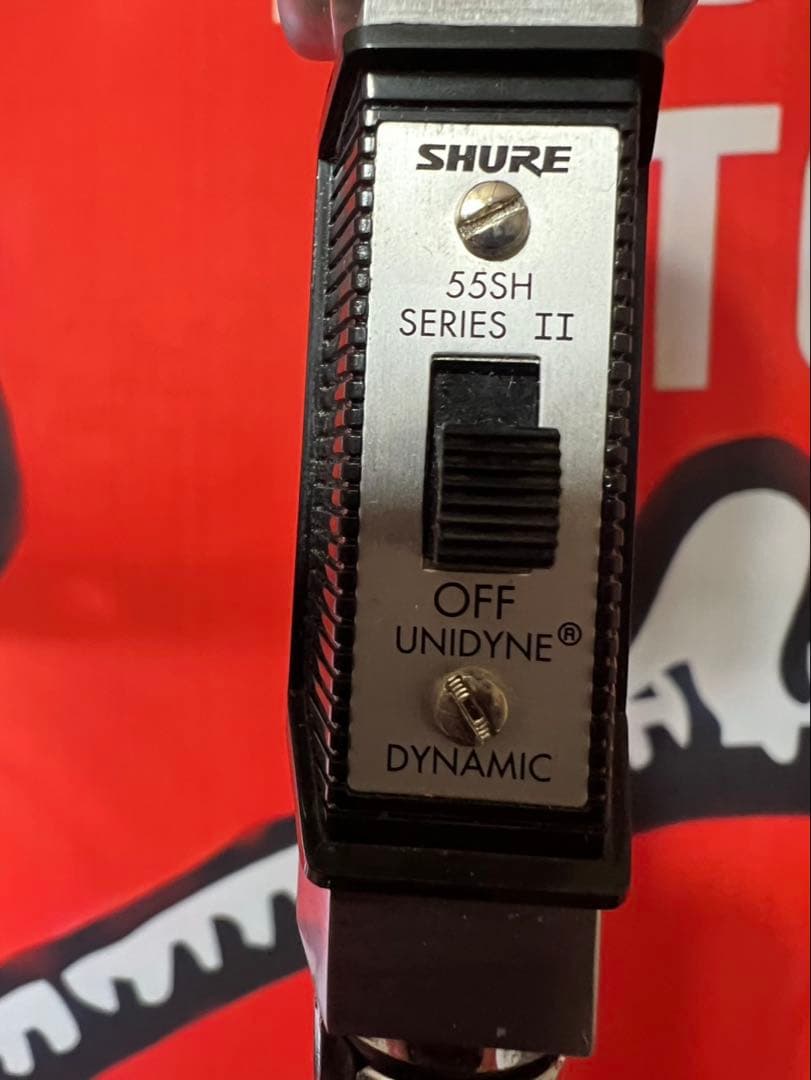 SHUREスタンド付きガイコツマイク 55SH