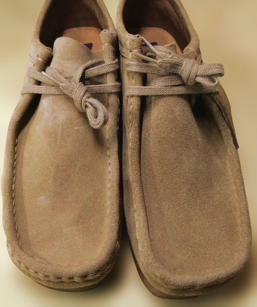 クラークス☆Clarksワラビーブーツモカシン　26.5ⅽⅿ