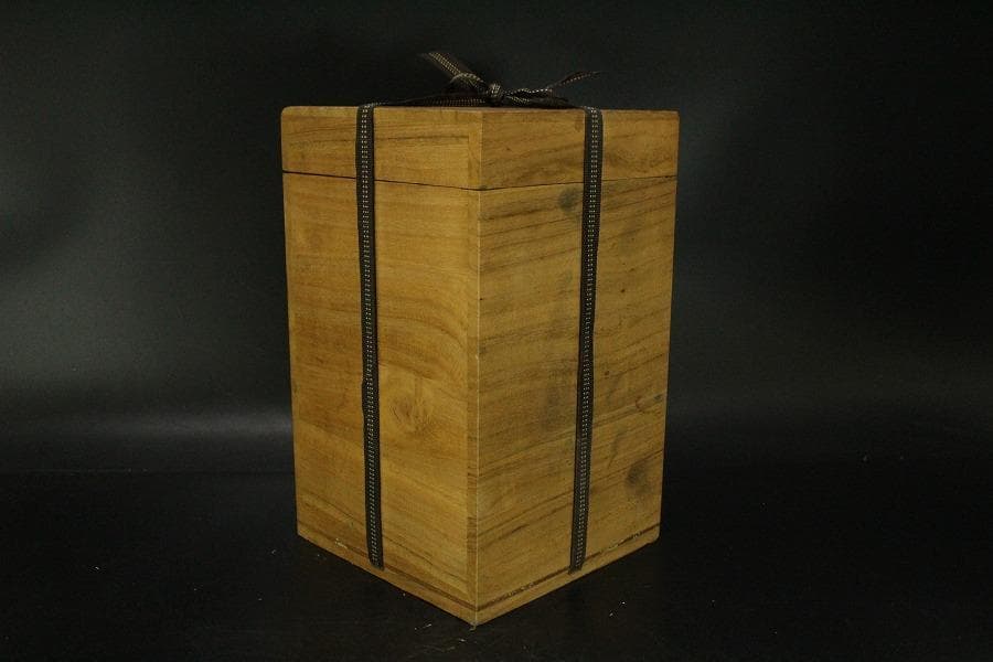 朝鮮美術 青磁 雲鶴紋 梅瓶 高22.5cm 東南陶窯 古堂趙斗彦(メ1155)