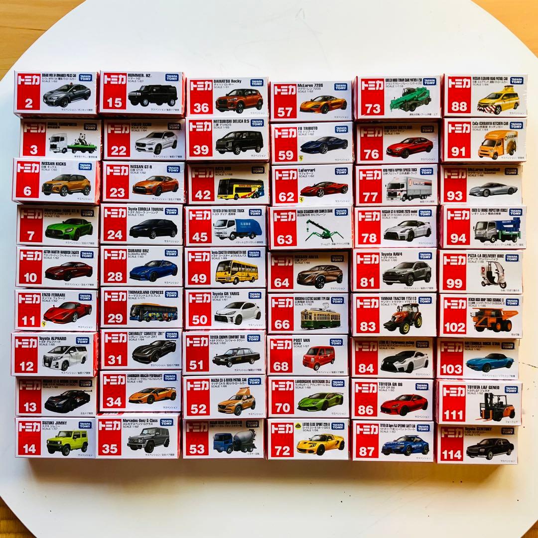 トミカ　54台セット
