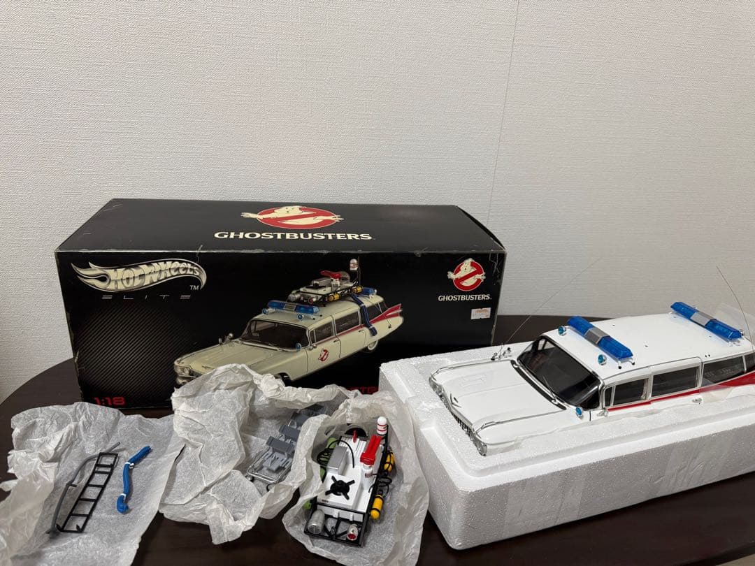 ゴーストバスターズECTO-1　マテル　ホットホィール　エリート　1/18 中古