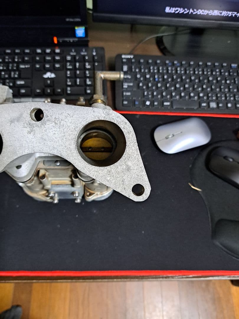 ウエ-バ-40パイK型エンジン用マニ付き